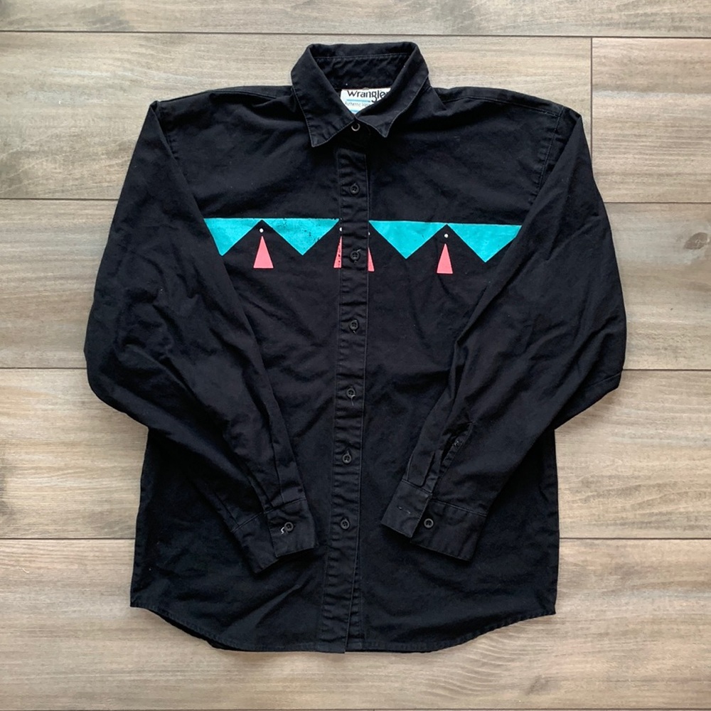 Vintage Wrangler Button Up